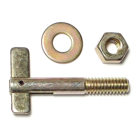 Midwest Fastener Screw Anchor, 1-3/4" L, Steel, 8 PK 38761